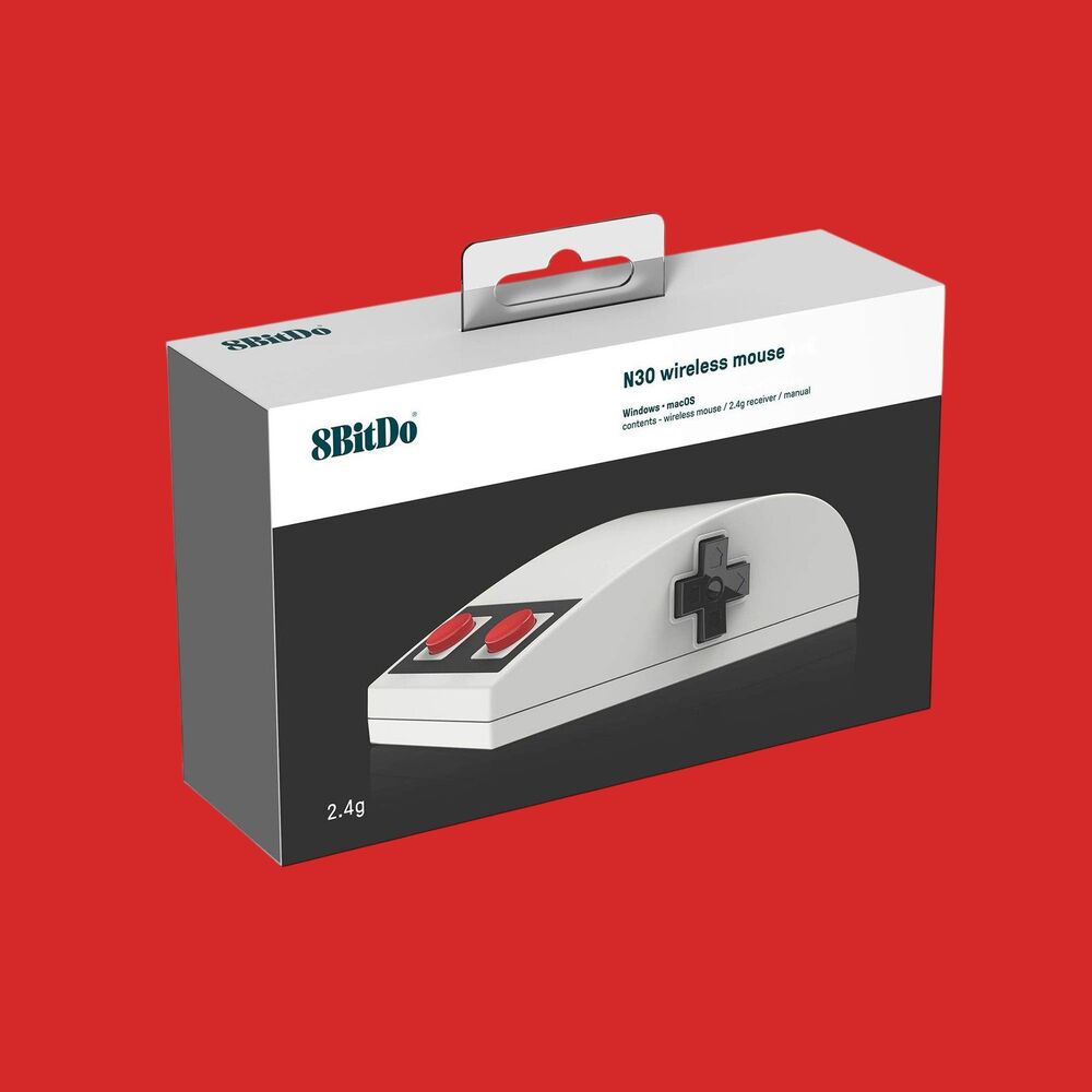 8Bitdo N30 2.4Ghz Wireless Mouse for PC Windows and macOS